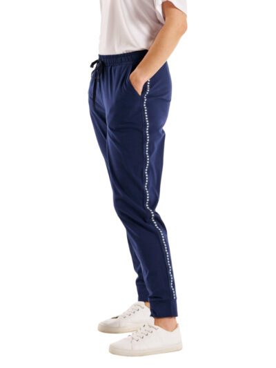 Betty Basics heidi track pant navy stars