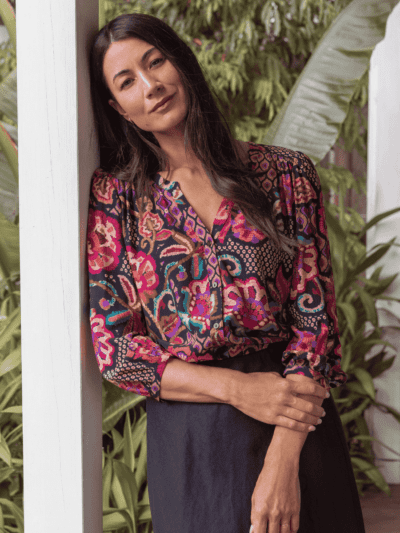 Jump Vibrant Tapestry Top