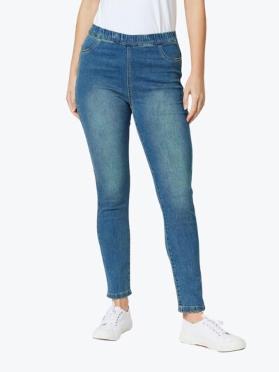 Threadz New Yorker stretch denim pull up jean denim