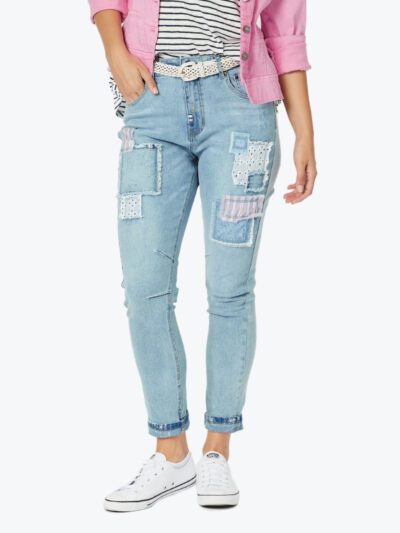 Threadz taylor patch jeans denim