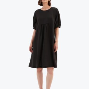 Tirelli Bishop Sleeve Shirring Dress - Image 2