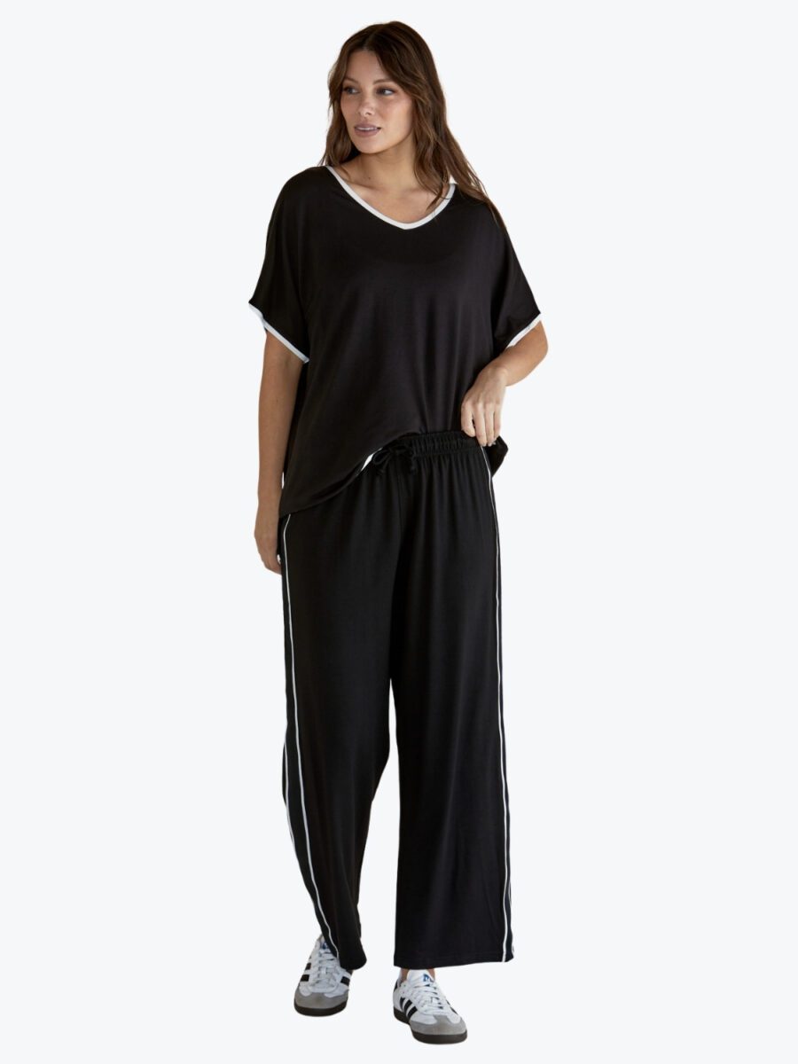 Betty Basics Evelyn Wide Leg Jogger BB7077 - Image 4