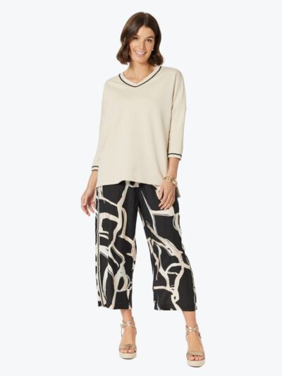 Clarity Matisse Pant in Black/Natural
