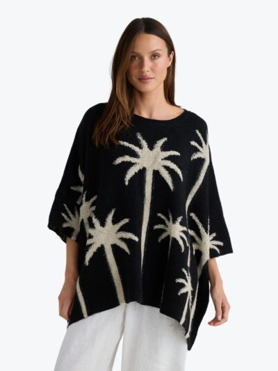 Holiday Palm Cove Knit in Black