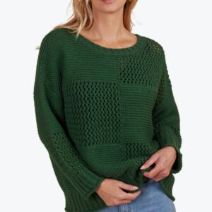 Luna Knit Jumper in Pine