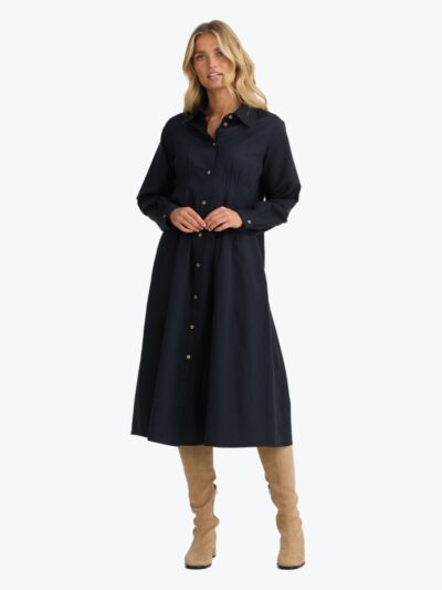 The Shanty Corporation Caroni Dress in Black