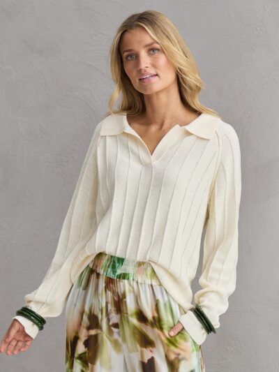 Emmi Knit Tee | Off White Emmi Knit Tee | Off White