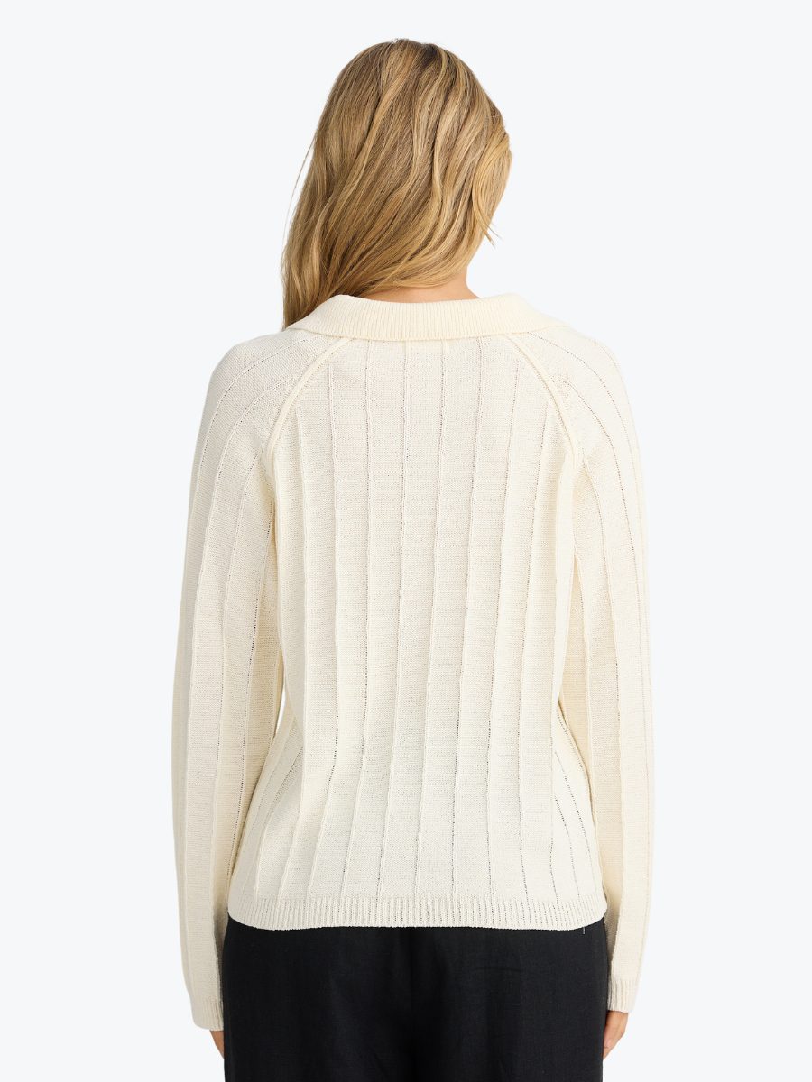Emmi Knit Tee | Off White Emmi Knit Tee | Off White