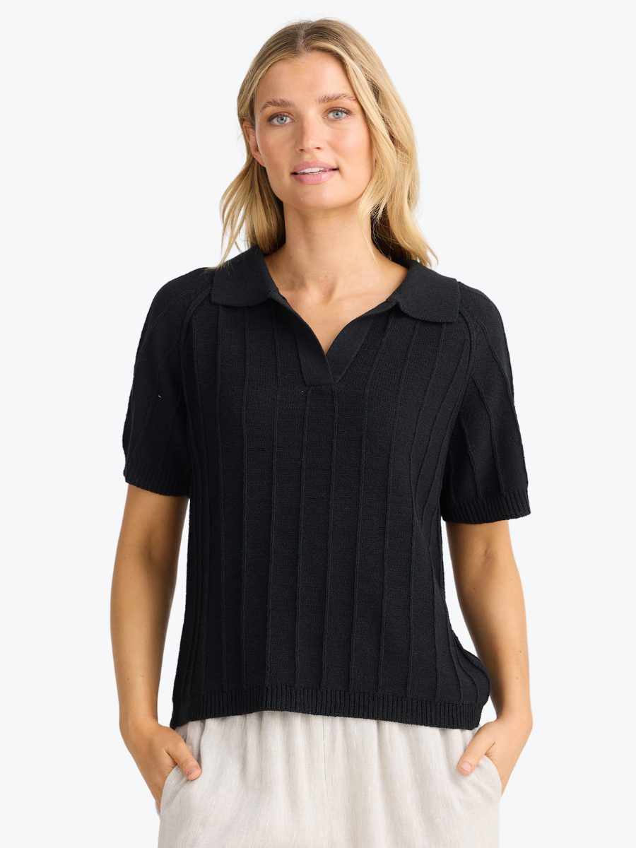 Emmi Knit Tee | Off White Emmi Knit Tee | Off White