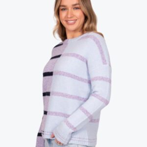 Bella Striped Colour Block Pullover FB5432 - Image 4