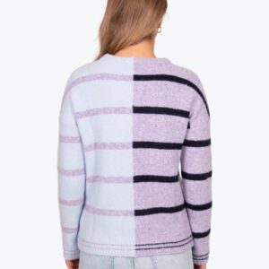 Bella Striped Colour Block Pullover FB5432 - Image 5