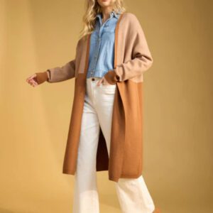 Haven Cyprus Cardigan in Sand/Dune