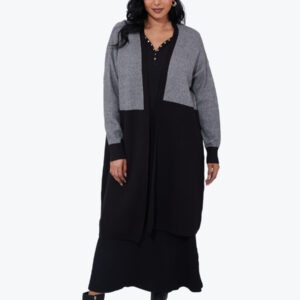 Haven Cypress Cardigan in White/Kohl