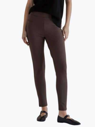 Betty Basics Gwen Ponte Legging in Brown
