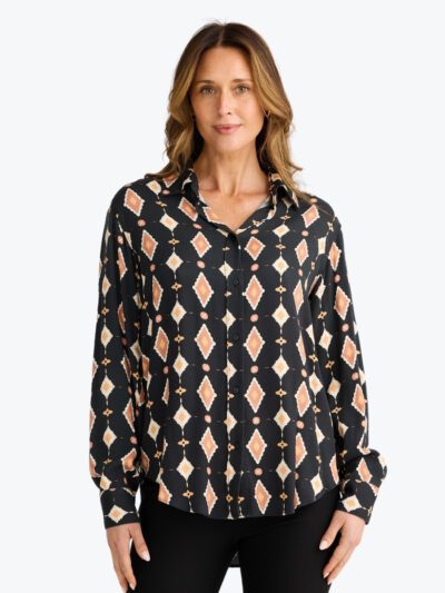 Brave + True Hunter Shirt in Casablanca Tile