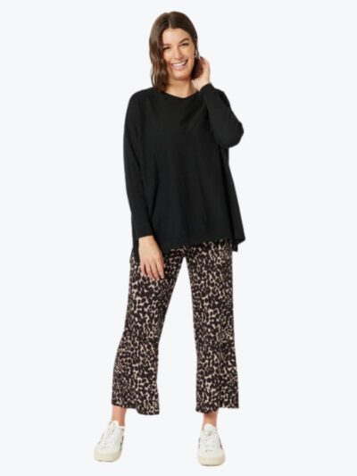 Clarity Atelier Animal Print Pant in Animal
