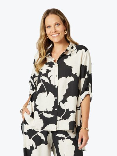 Clarity Barcelona Shirt in Black/Natural