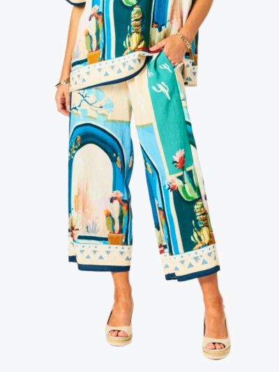 Clarity Tulum Pant in Blue/Multi
