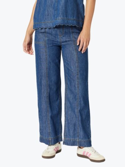 Threadz Charli Straight Leg Denim Jean in Denim