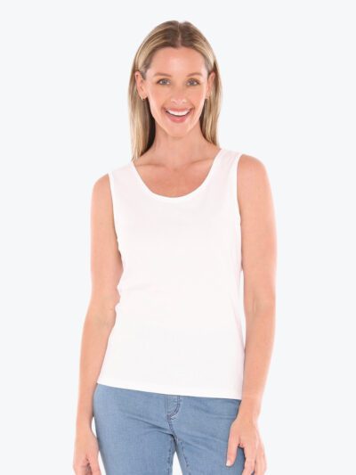 Jump Core Everyday Tank in White