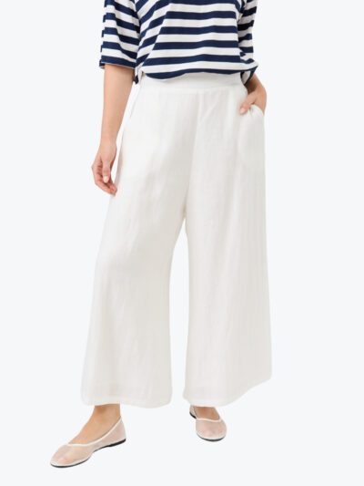 Eb & Ive Studio Crop Pant in Salt