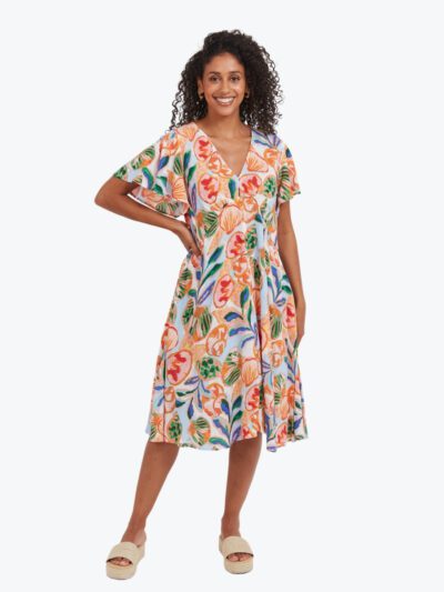 Haven Baja Dress in Tide
