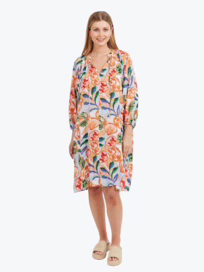 Haven Baja Relaxed Dress in Tide