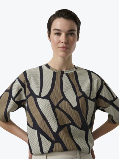 Marco Polo Bedrock Tee in Golden Bedrock