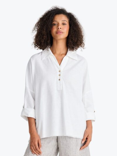 The Shanty Amar Shirt in White